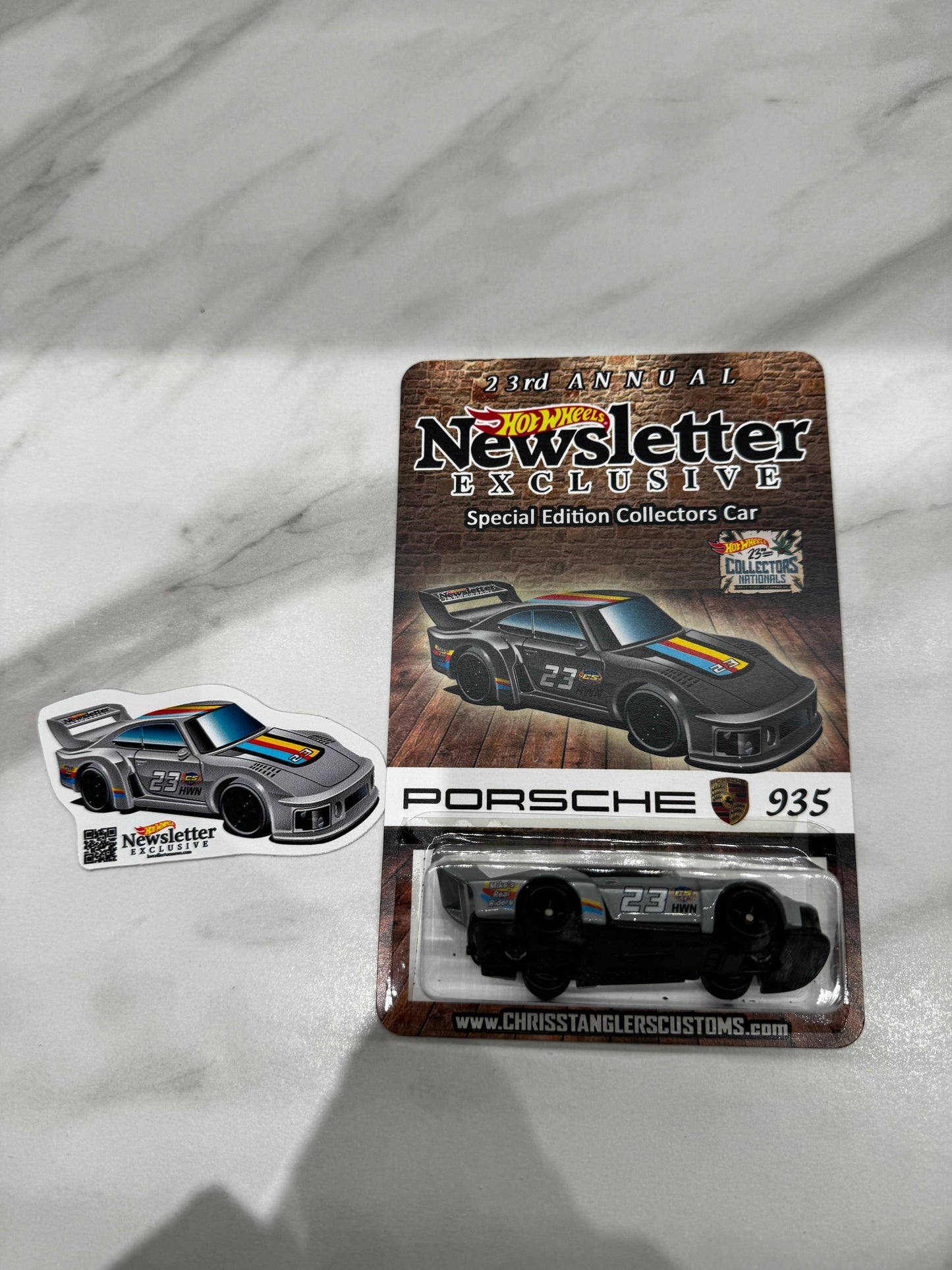 Hot Wheels 2023 23rd Ohio Nationals Convention Newsletter Porsche Complete Set