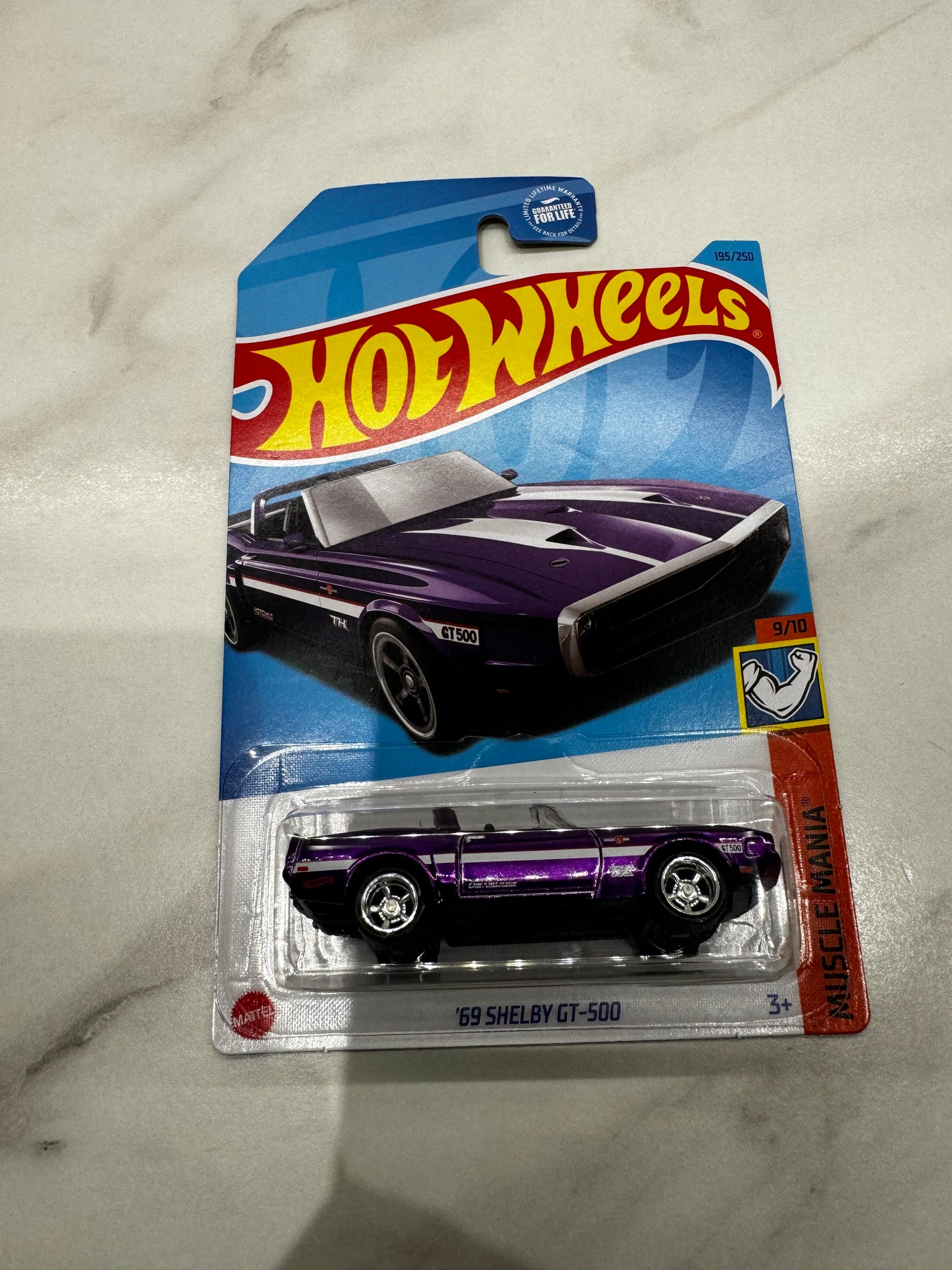 Hot Wheels 69 Shelby GT 500 Long Card Super Treasure Hunts