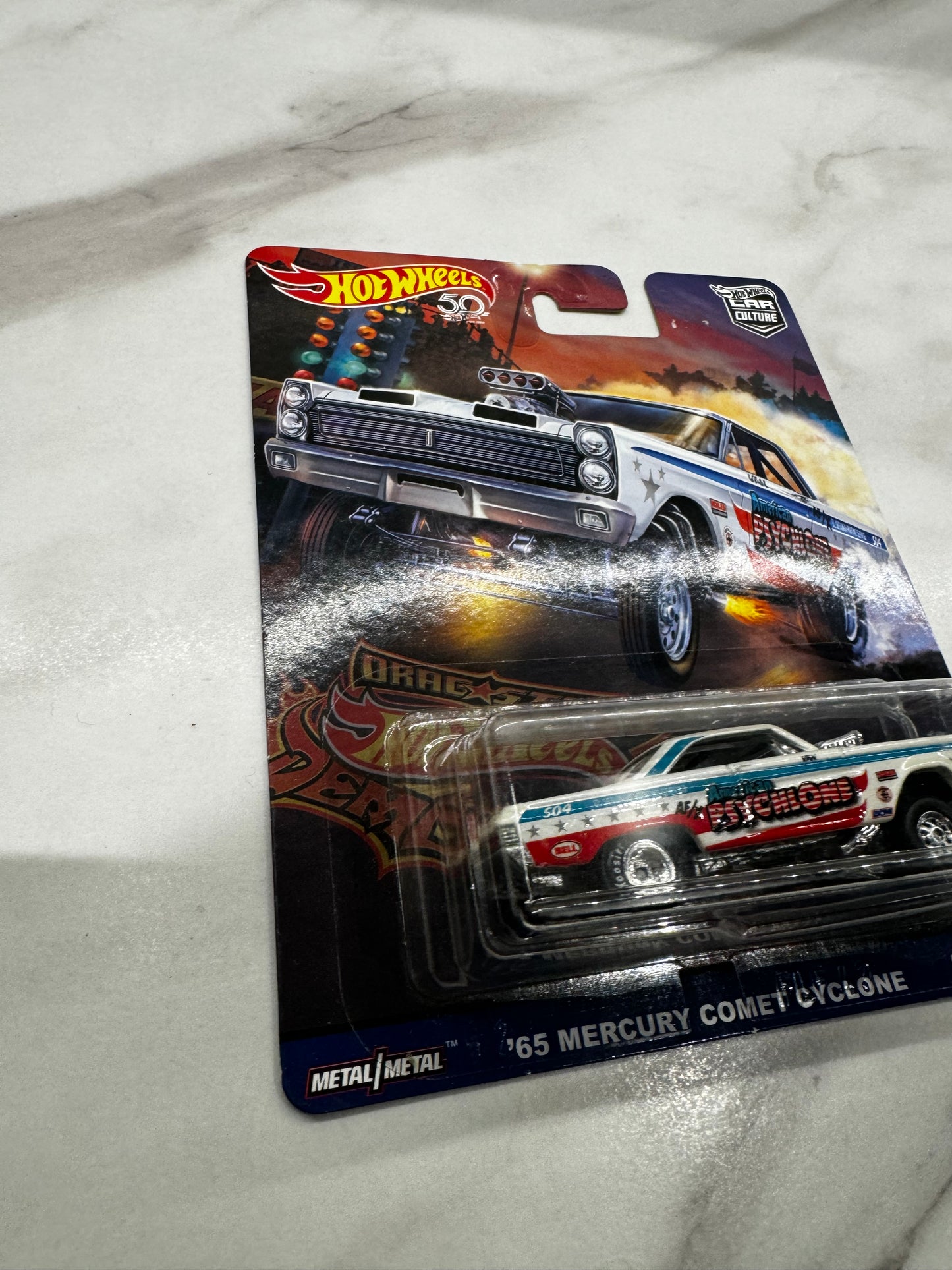 Hot Wheels '65 Mercury Comet Cyclone Drag Strip Demons 4/5 Car Culture Premium