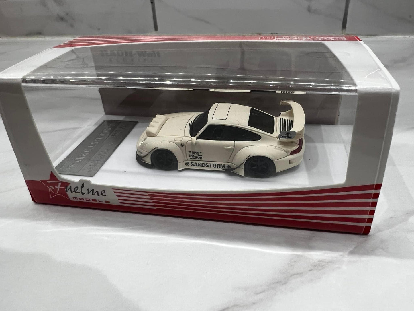 FUELME PORSCHE RWB 993 WIDEBODY SANDSTORM DESERT YELLOW 299 PIECES MADE 1/64