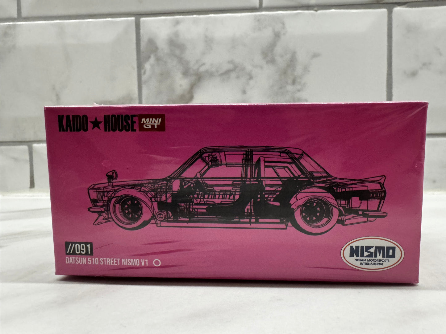 Kaido House x MINI GT Datsun Street 510 Nismo V1 Pink CHASE