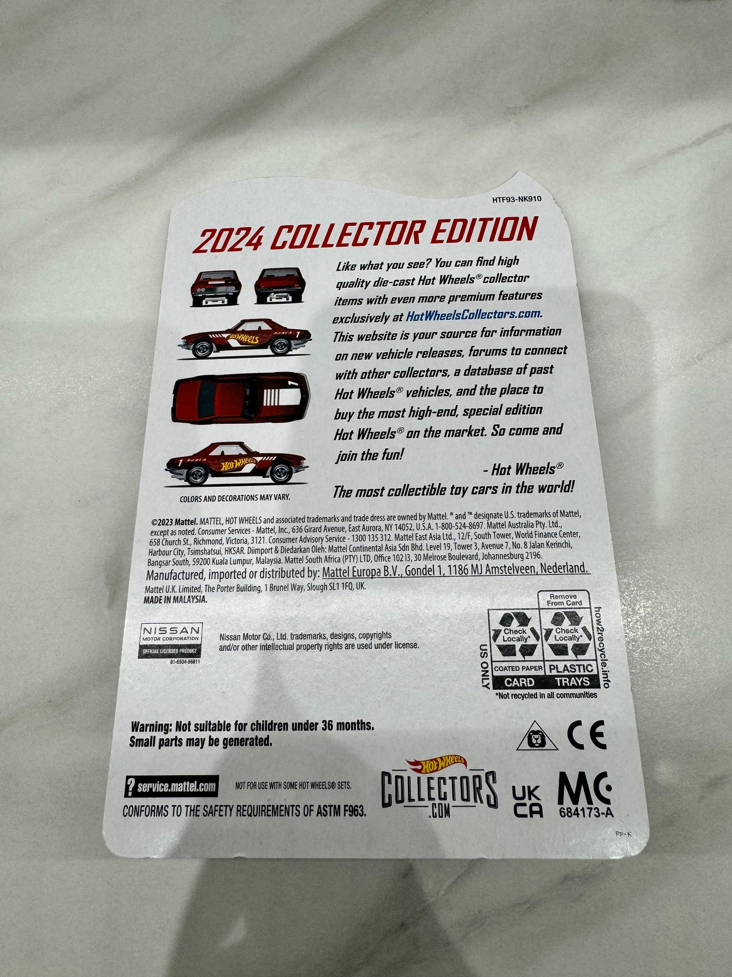 Hot Wheels 2024 Mail In Nissan Silvia (CSP11) Collector edition