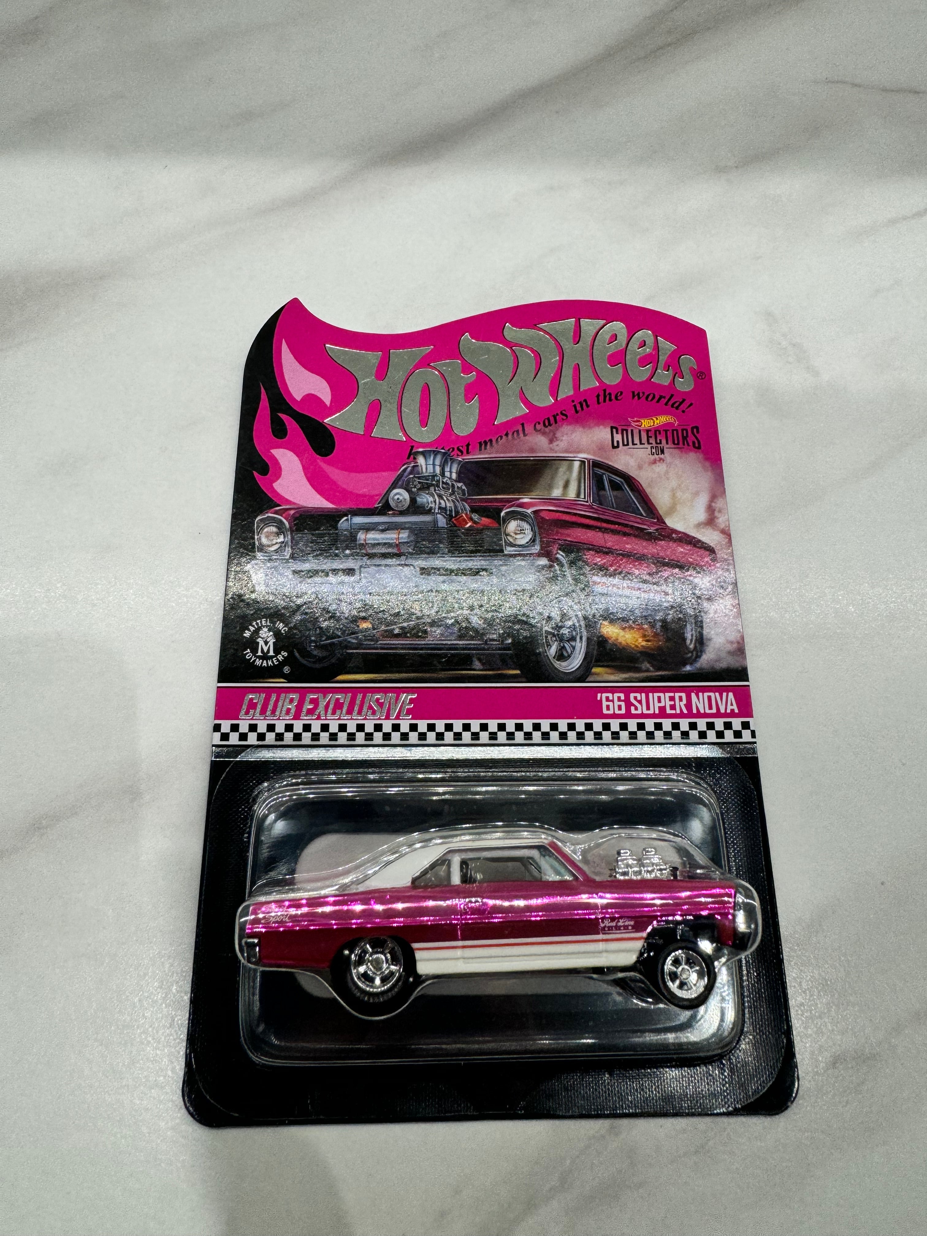 Hot Wheels sold RLC pink 66 super nova