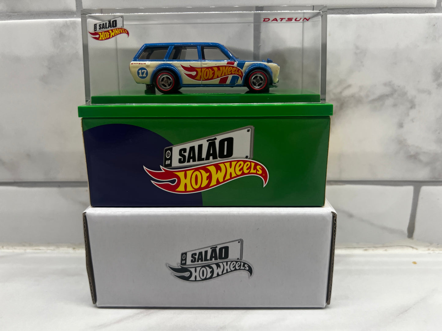 Hot Wheels '71 Datsun Bluebird 510 Wagon 2017 Brazil Convention 1:64 LOW NUMBER 20/3000