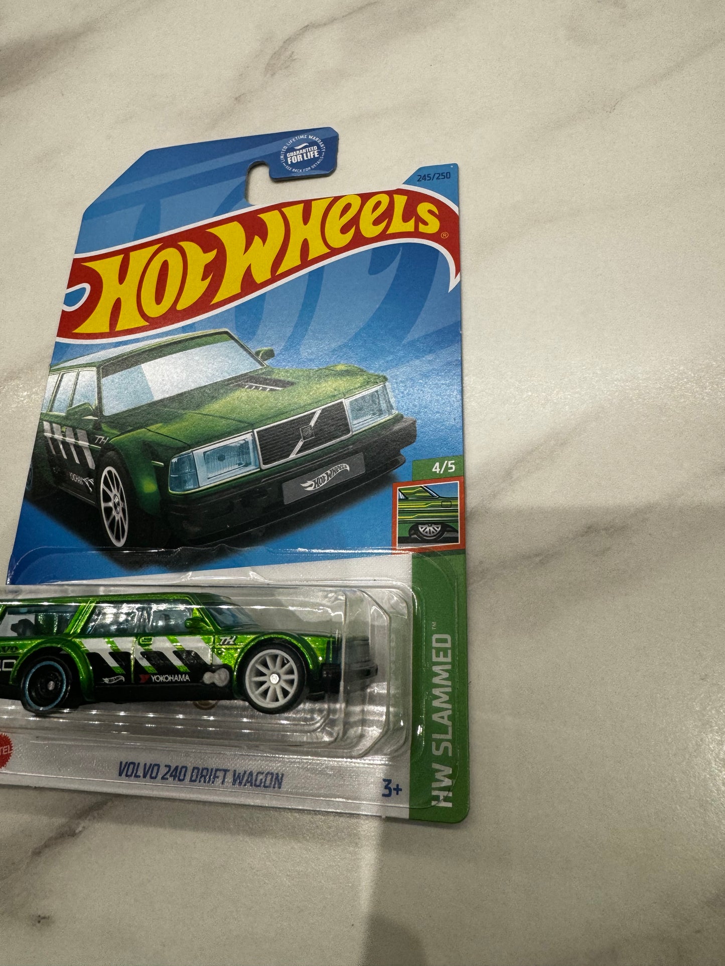 Hot Wheels Volvo 240 Drift Wagon Long Card Super Treasure Hunt 2023