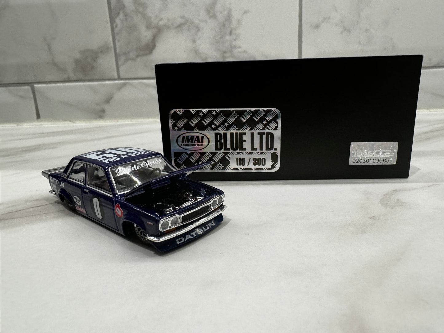 Mini GT x Kaido House Datsun 510 Pro Street BLKLTD #3 - Limited #119/300 + Pins April 2022