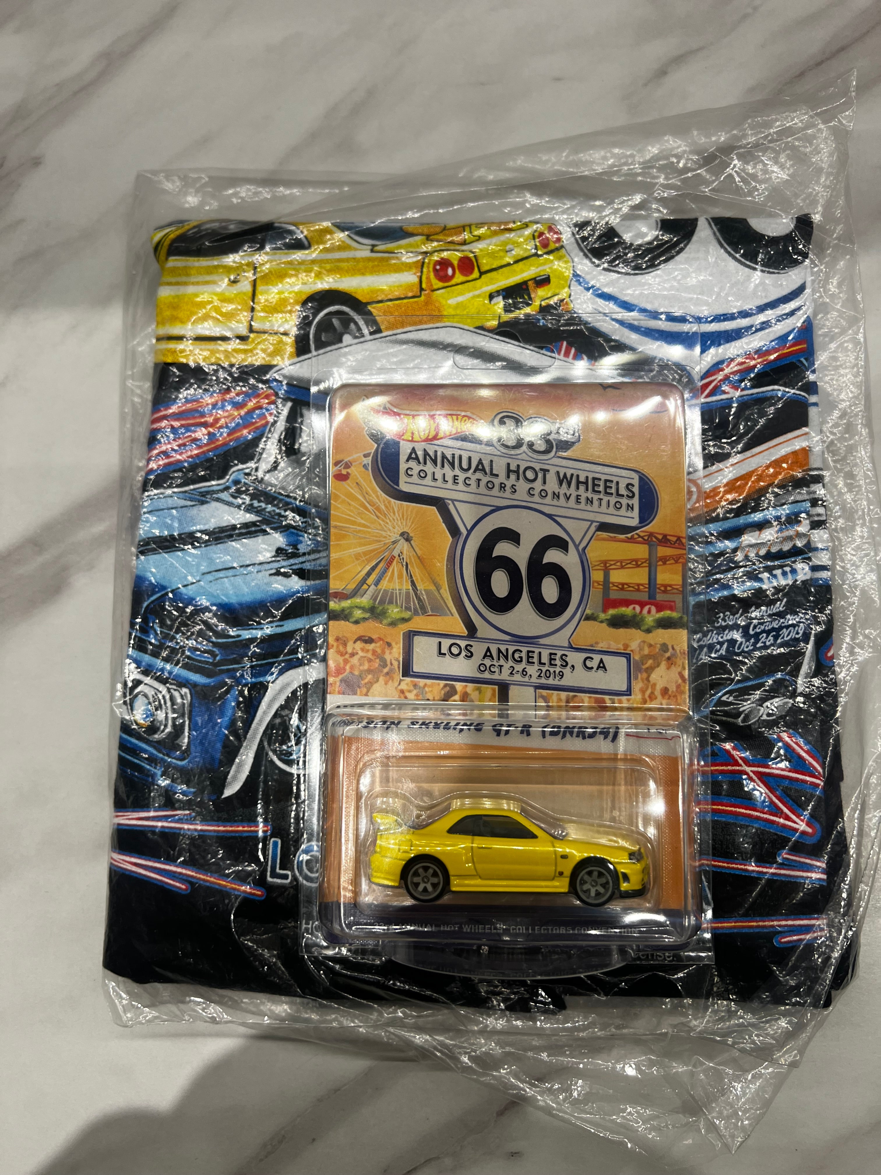 Hot Wheels Nissan Skyline GT-R (BNR34) Yellow Convention 33rd Annual H –  STRICTLY TOYS