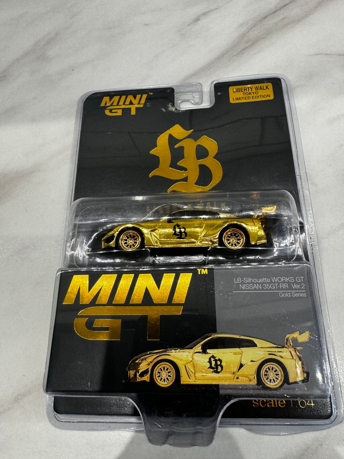 MINI GT Liberty walk LB-Silhouette WORKS GT NISSAN 35GT Ver.2 TOKYO Limited Edition