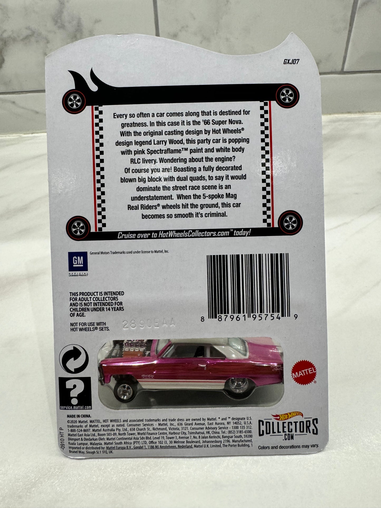 Hot Wheels RLC Exclusive ’66 Super Nova Pink Party Car