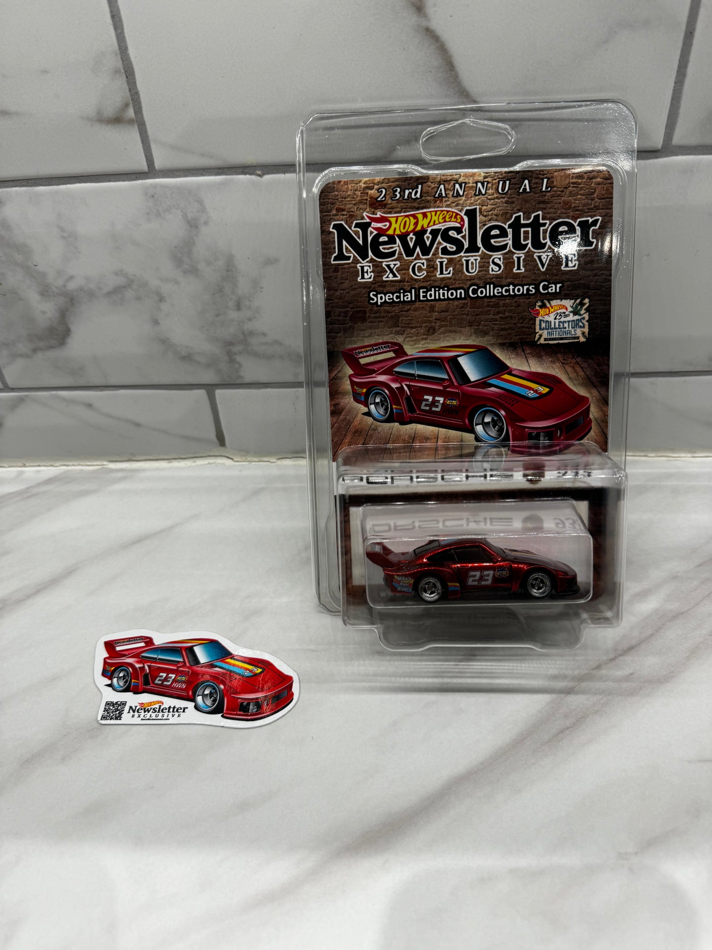 Hot Wheels 2023 23rd Ohio Nationals Convention Newsletter Porsche Complete Set