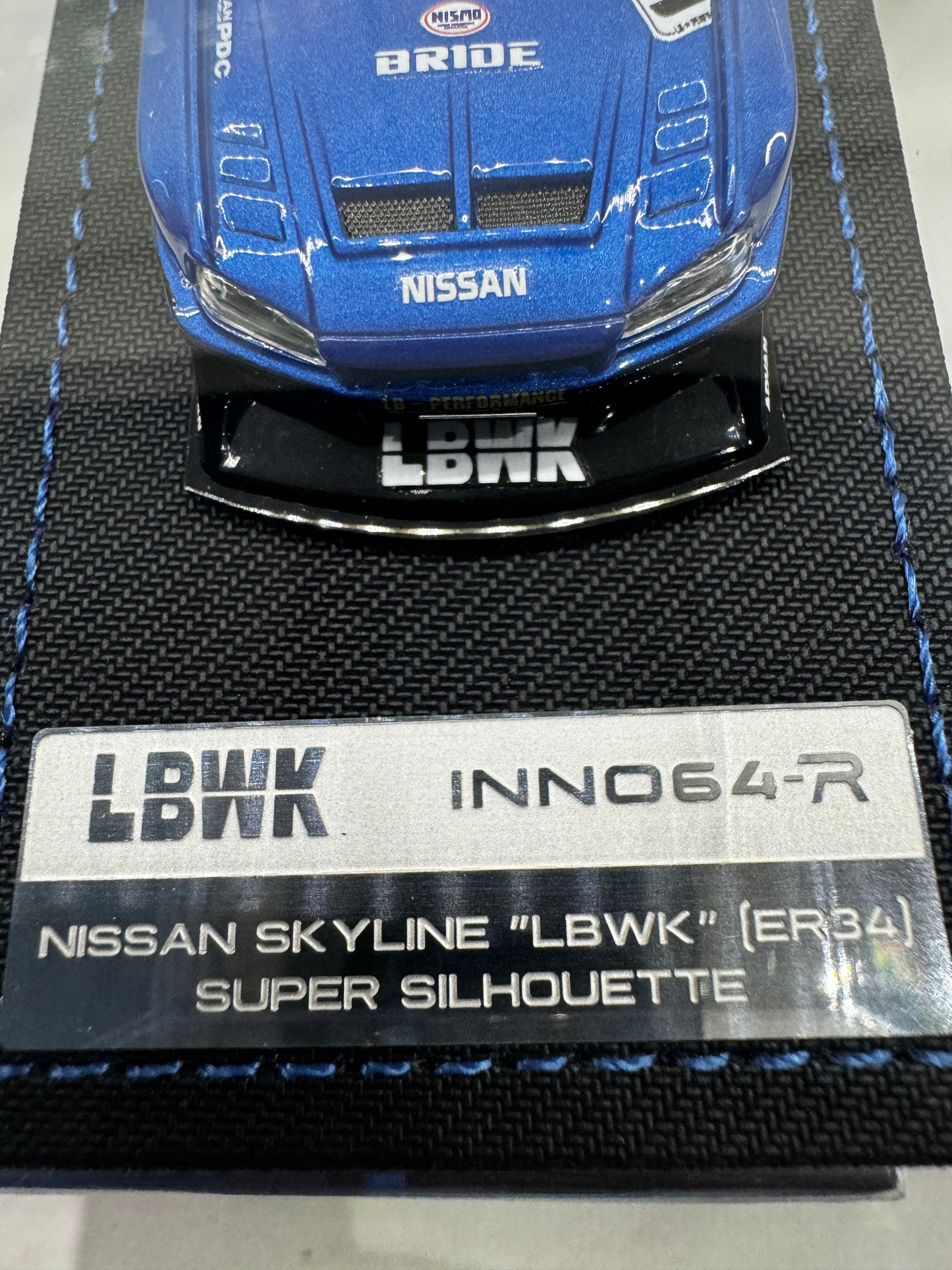 INNO64 Nissan Skyline “LBWK" (ER34) Super Silhouette #5 RHD (Right Hand Drive) Blue Metallic "Inno64-R Resin"