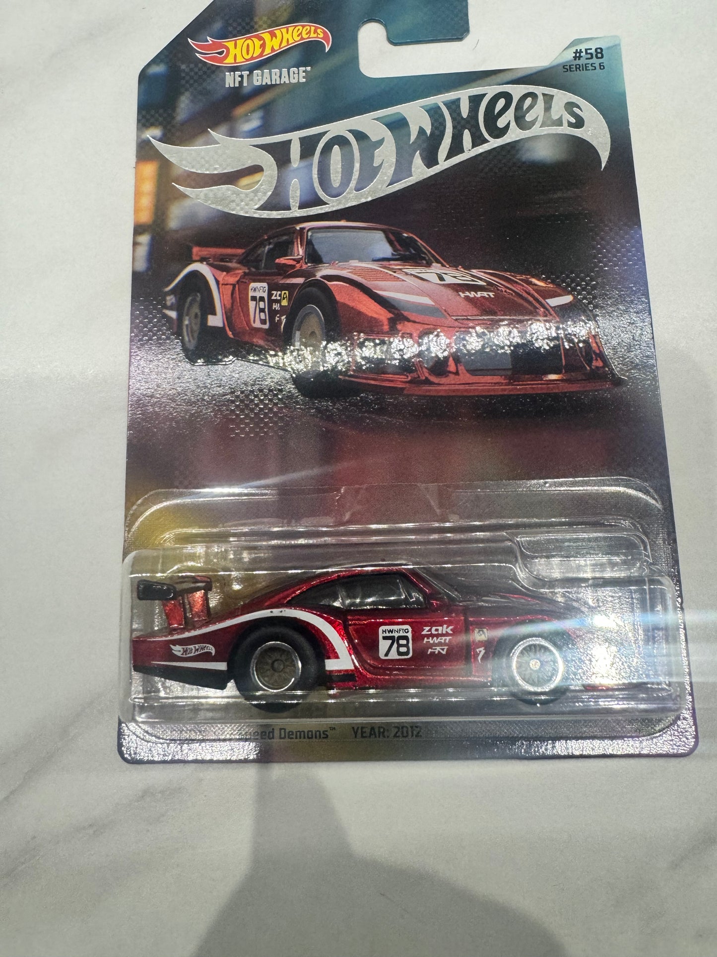 Hot Wheels Series 6 NFT 78 Porsche 935-78 HW Speed Demons