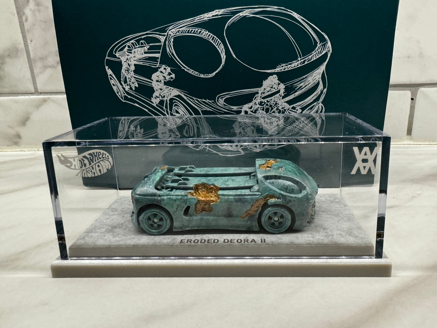 Mattel Hot Wheels x Daniel Arsham Eroded Deora II