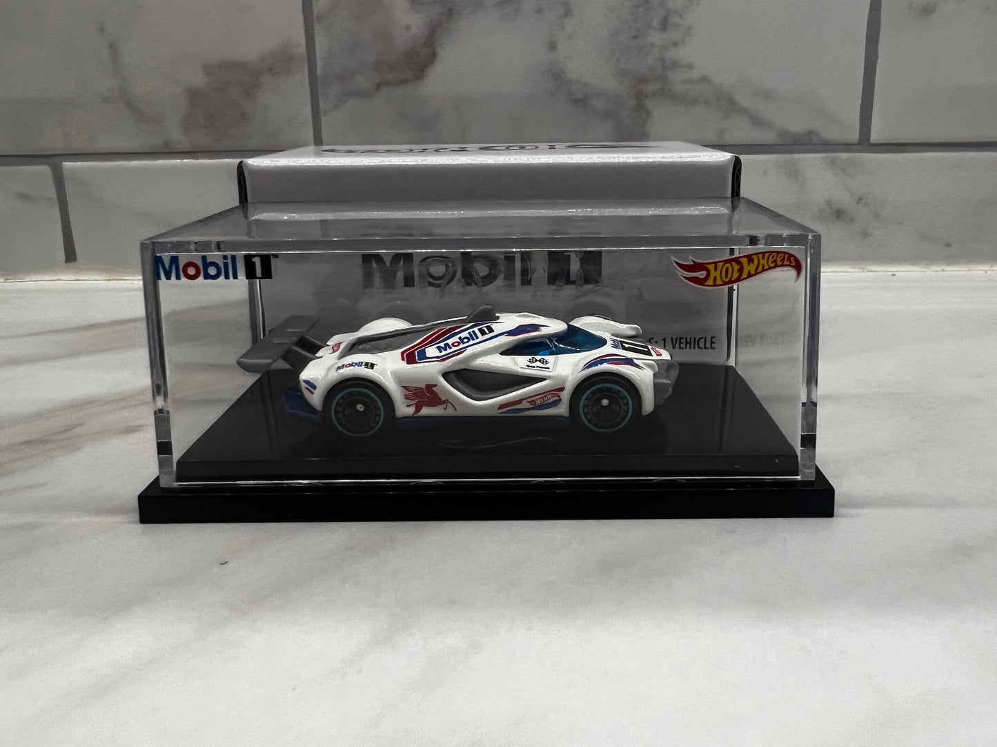 Hot Wheels Mobil1 Sweepstakes Competition Die cast Car Only 50 Authentic Letter included