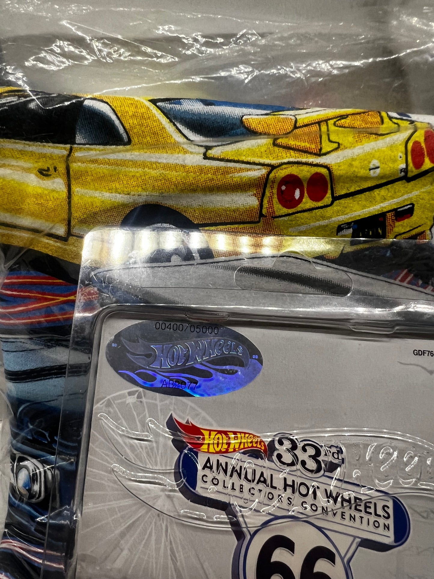 Hot Wheels Nissan Skyline GT-R (BNR34) Yellow Convention 33rd Annual Hot Wheels Convention With Rare T shirt  400/5000