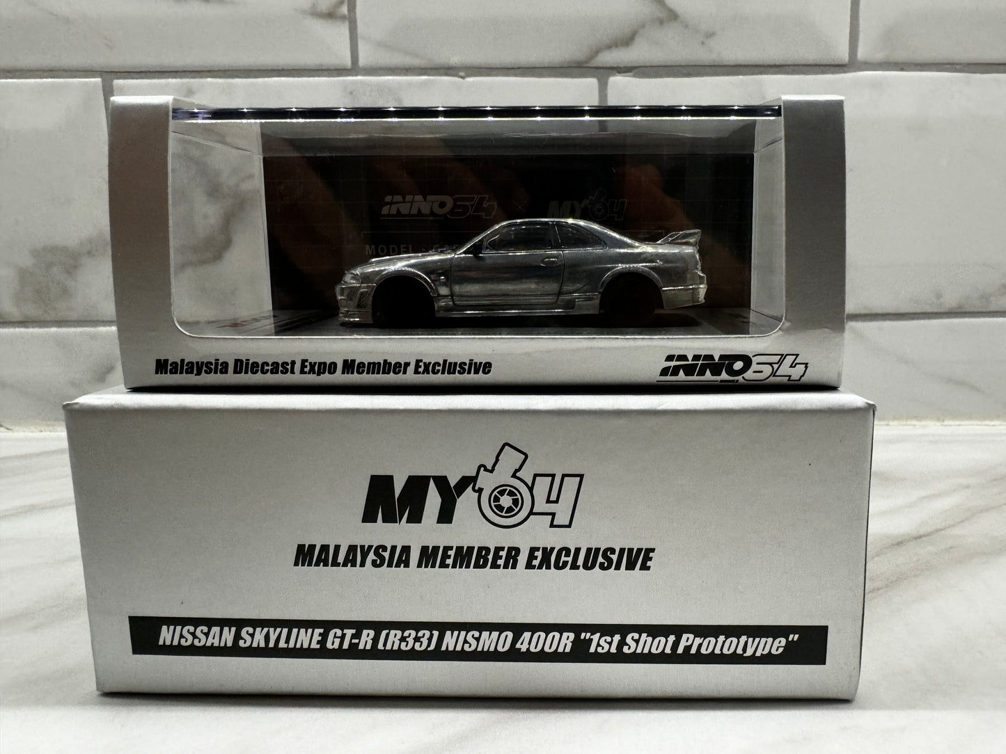 INNO64 Nissan Skyline GT-R (R33) Nismo 400R 1st Shot Prototype  Malaysia Member Exclusive My64  NISMO