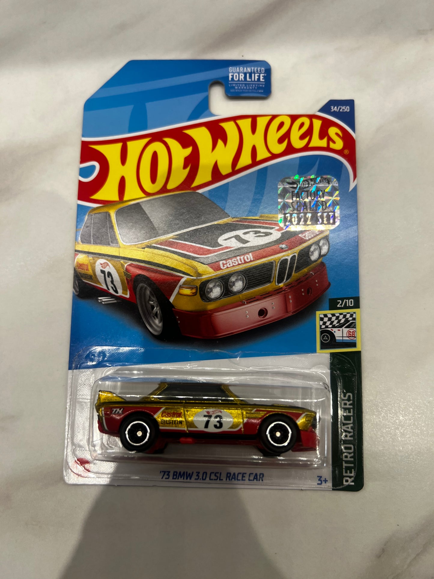 Hot Wheels 73 BMW 3.0 CSL RACE CAR Factory Sealed Super Treasure Hunt