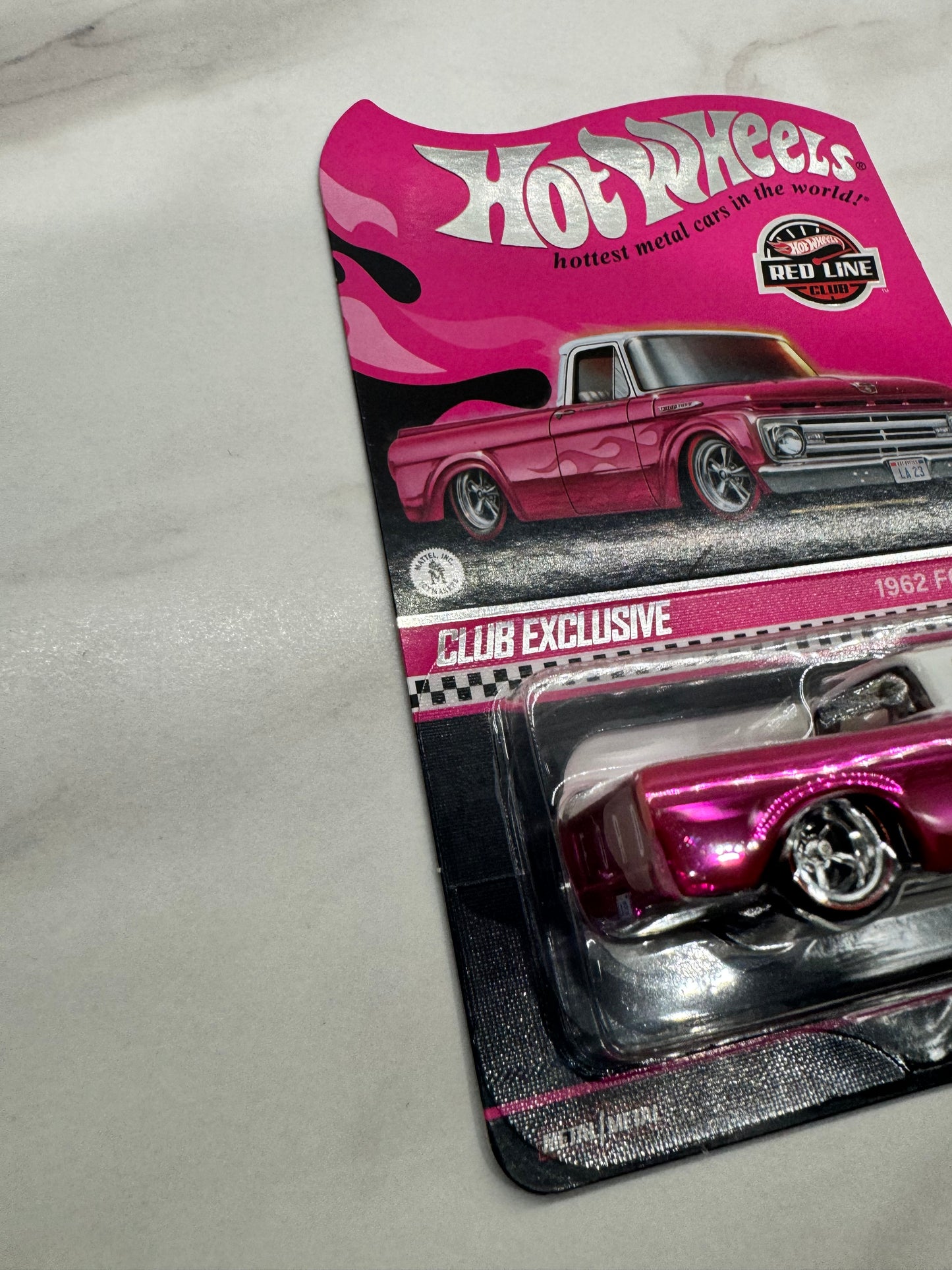 Hot Wheels Collectors RLC Exclusive Pink Edition 1962 Ford F100