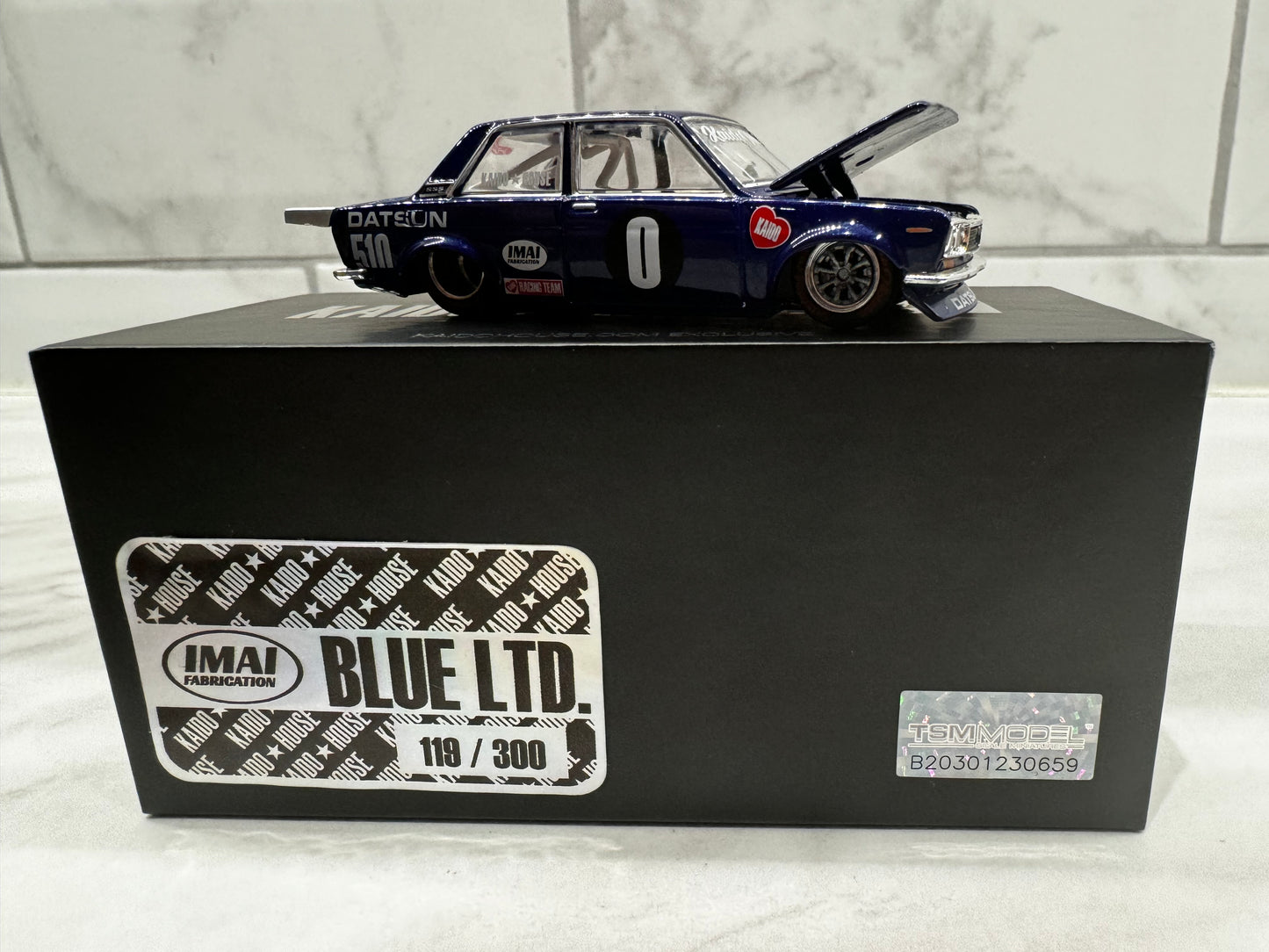 Mini GT x Kaido House Datsun 510 Pro Street BLKLTD #3 - Limited #119/300 + Pins April 2022