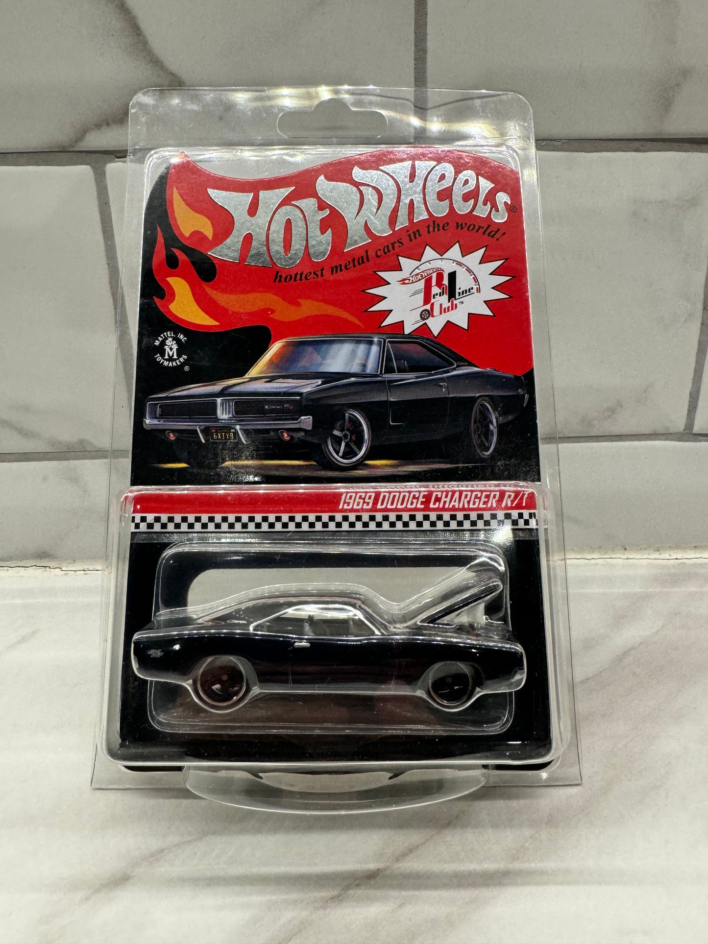 Hot Wheels Black 1969 DODGE CHARGER R/T RLC Collectible Car 14837/17000