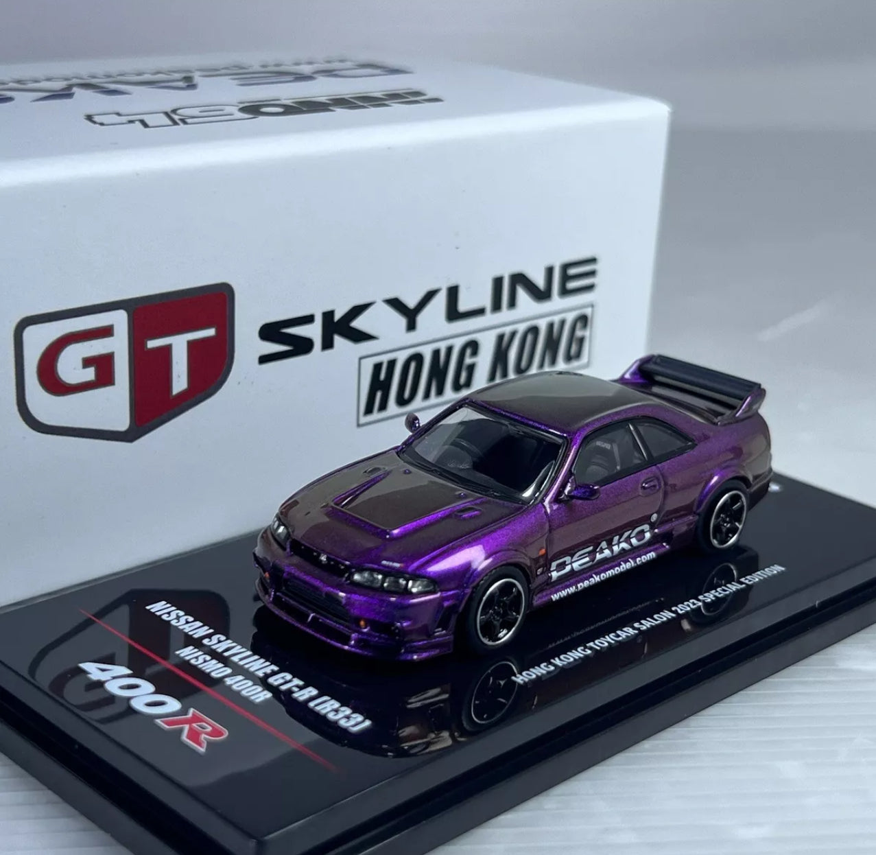 1/64 INNO64 X Peako NISMO Skyline GTR R33 400R Mid Purple Skyline Club HKSpecial SEALED ONLY 50