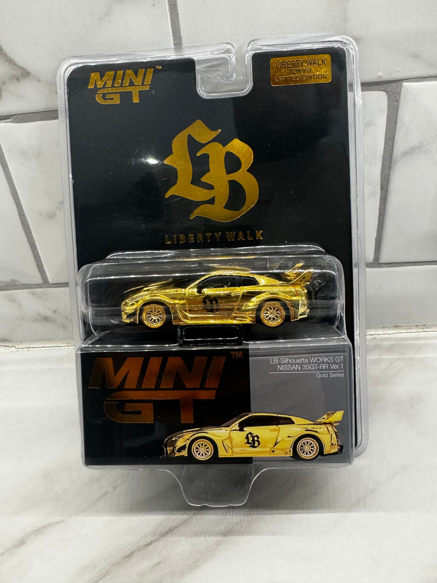 MINI GT Liberty walk LB-Silhouette WORKS GT NISSAN 35GT Ver.1 TOKYO Limited Edition