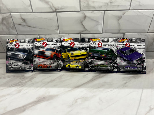 Hot Wheels Japan Historics 2 Full set