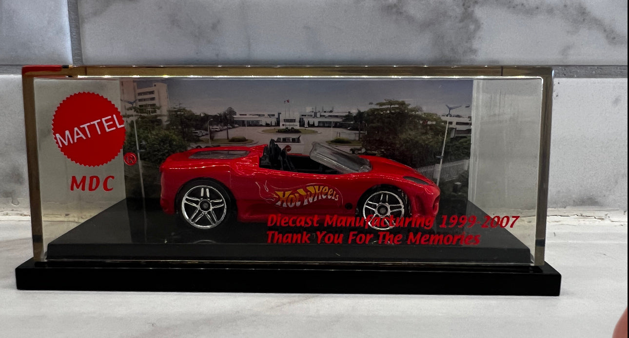 2015 Hot Wheels Convention Make A Wish charity PINK 2010 Ford Mustang #321 /550 & 

Hot Wheels - MDC Ferrari F430 Spider (VERY RARE employee)