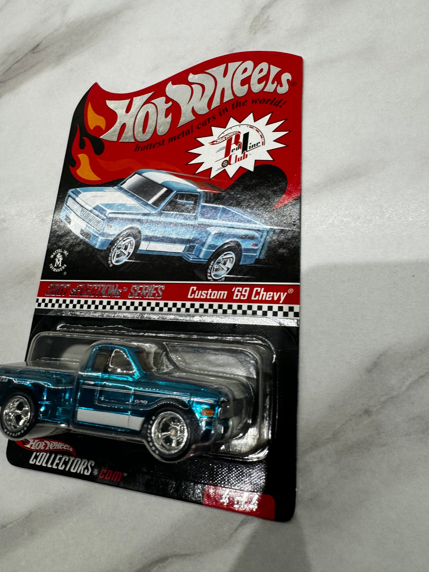 Hot Wheels Custom 69 Chevy 2007 Red Line Club 4/4