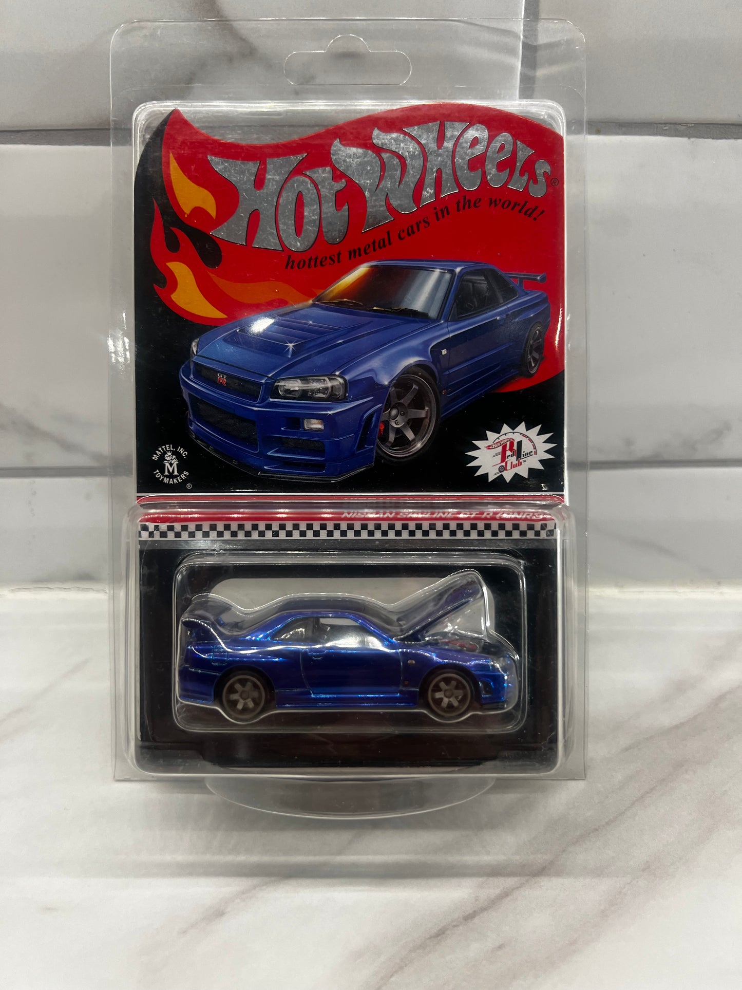 Hot Wheels Nissan Skyline GT-R (BNR34) Red Line Club RLC 2019 Loose