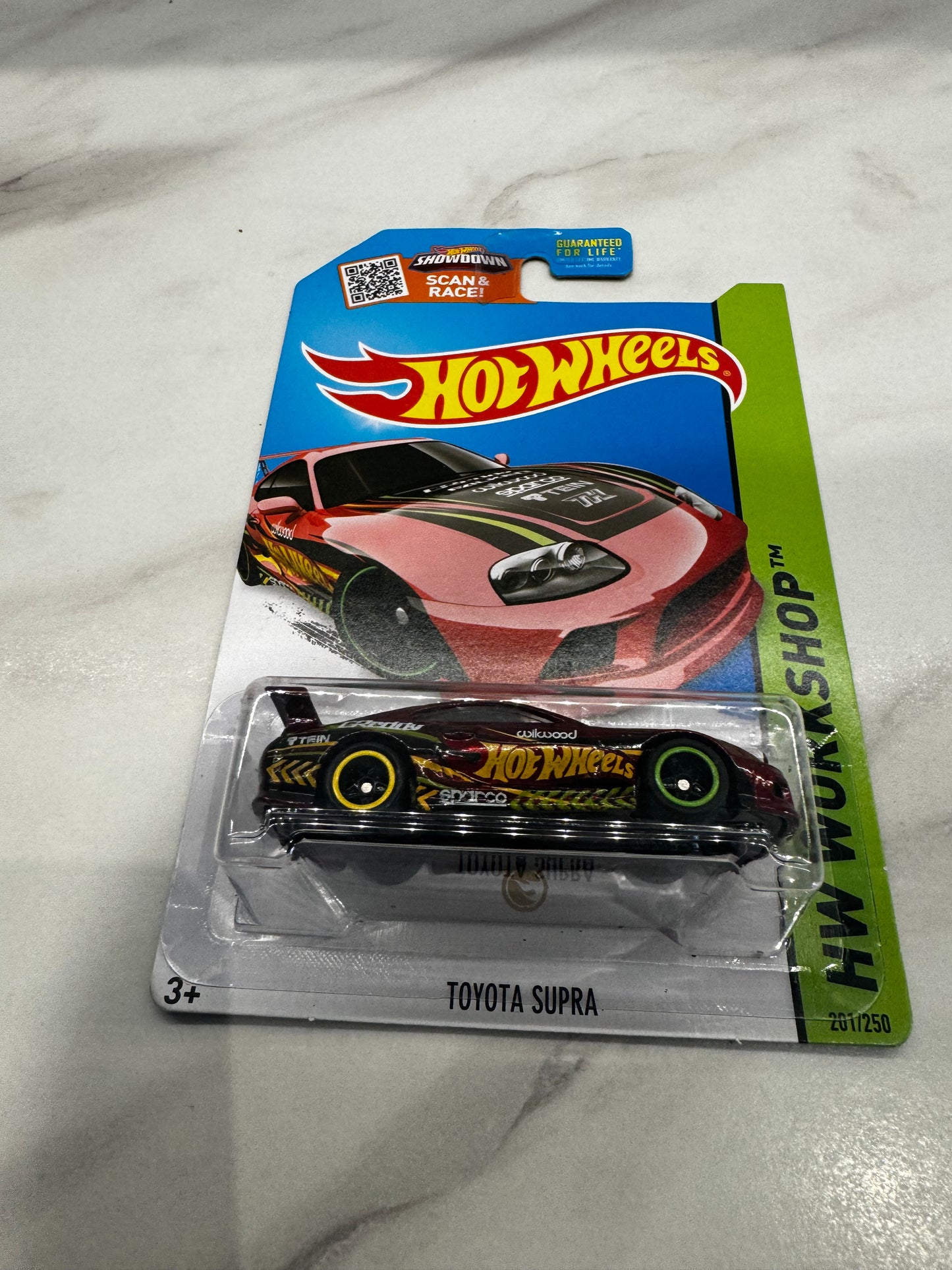 Hot Wheels Toyota Supra Super Treasure Hunt Long card 201/250