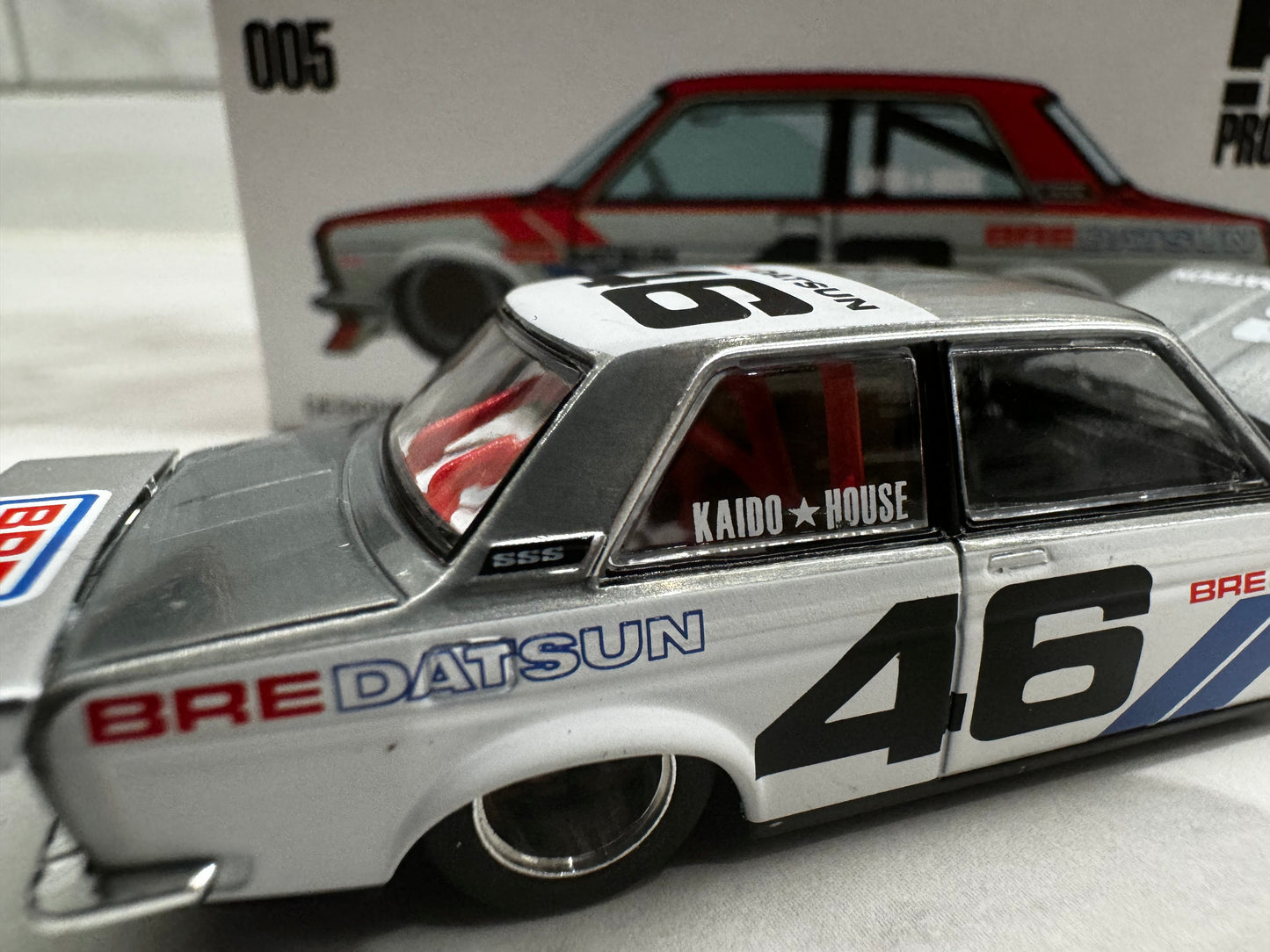 Chase Mini GT x Kaido House Datsun 510 Pro Street BRE510 V1 005