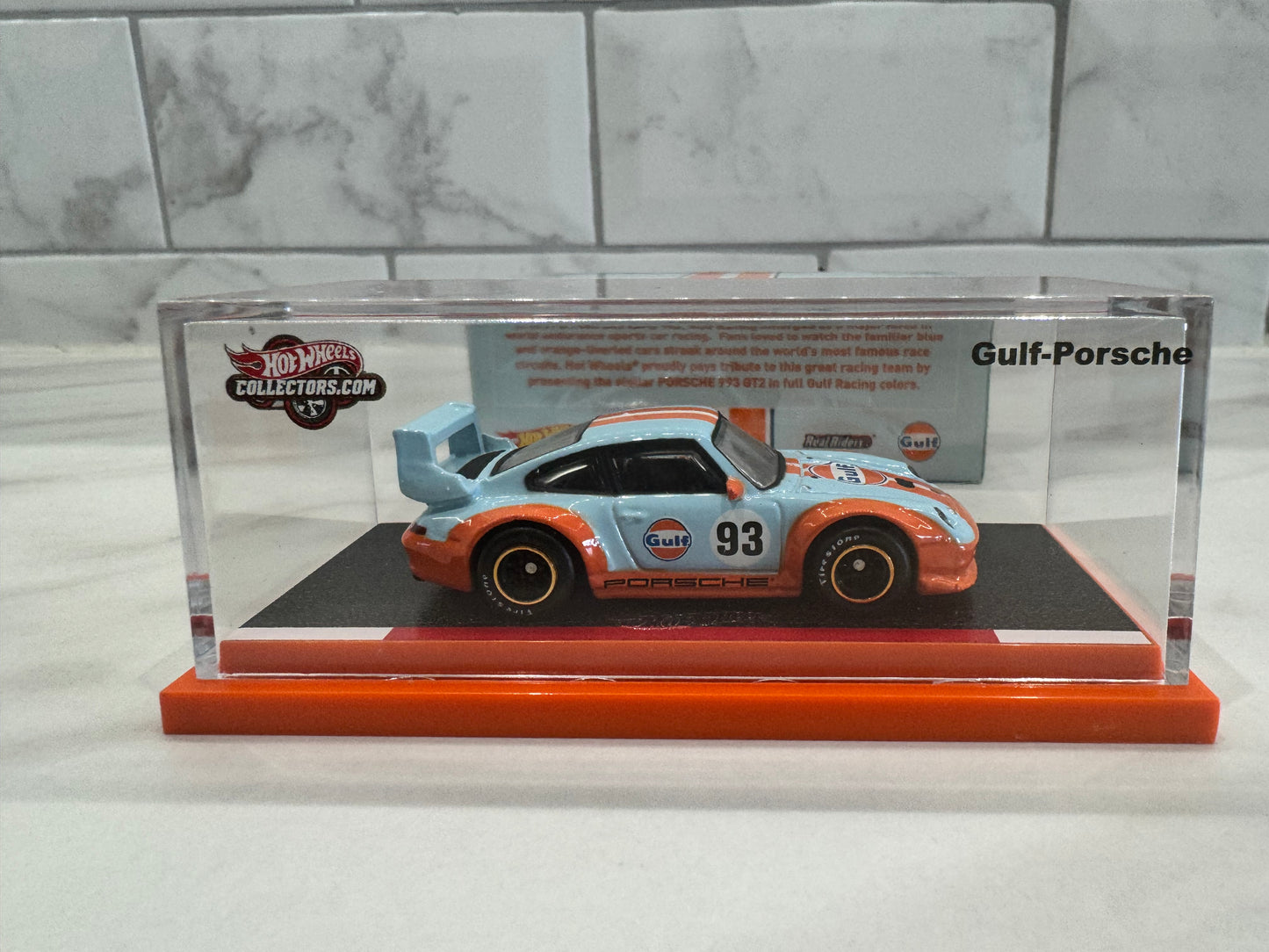 Hot Wheels RLC Gulf Racing Promo Porsche 993 GT2 #4974/6000 excellent