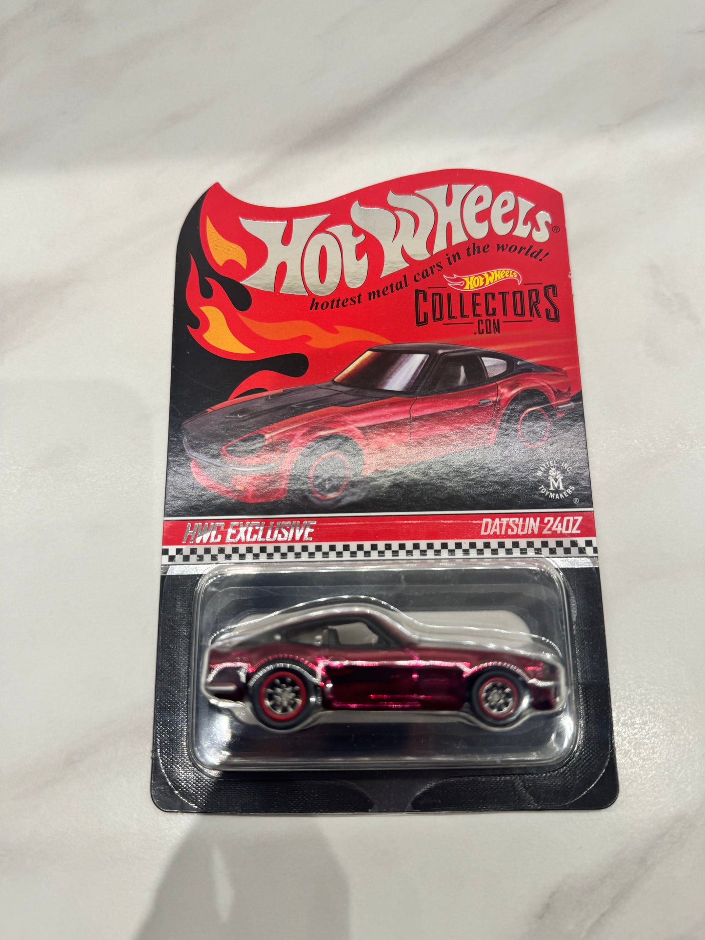 Hot Wheels 2017 RLC Redline Club Datsun 240Z Red Real Riders 2202/6500