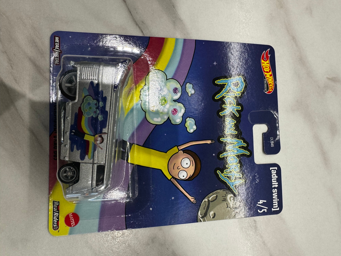 Hot Wheels Rick And Morty Complete set with bonus card with frame too