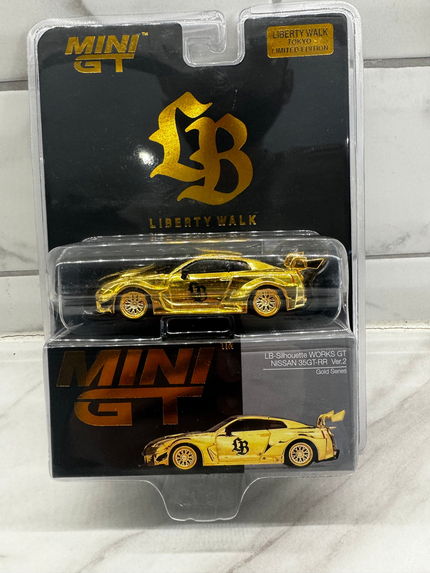 MINI GT Liberty walk LB-Silhouette WORKS GT NISSAN 35GT Ver.2 TOKYO Limited Edition