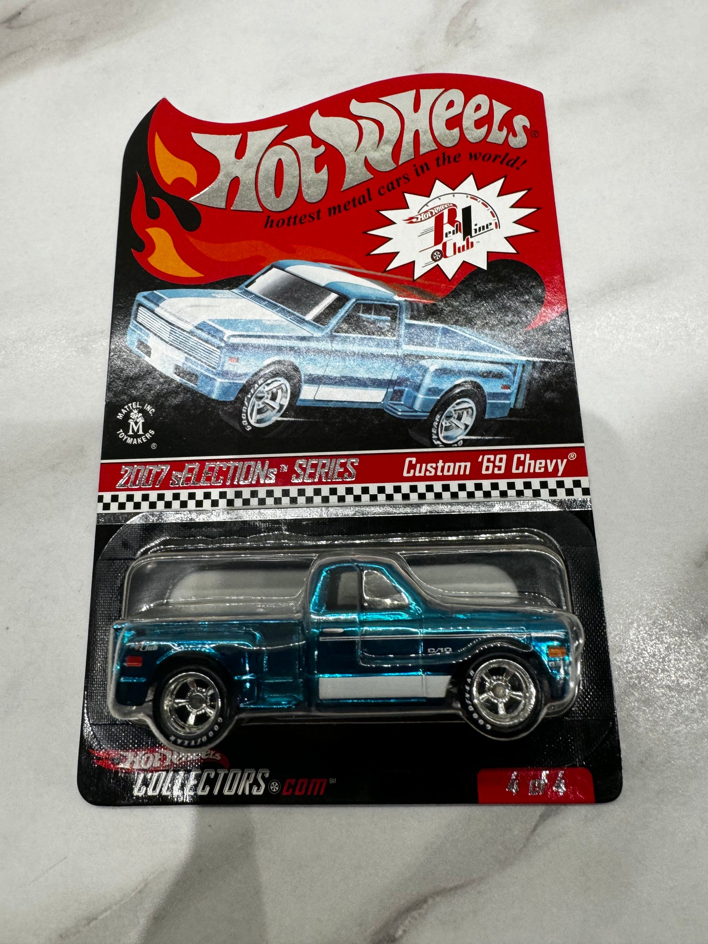 Hot Wheels Custom 69 Chevy 2007 Red Line Club 4/4