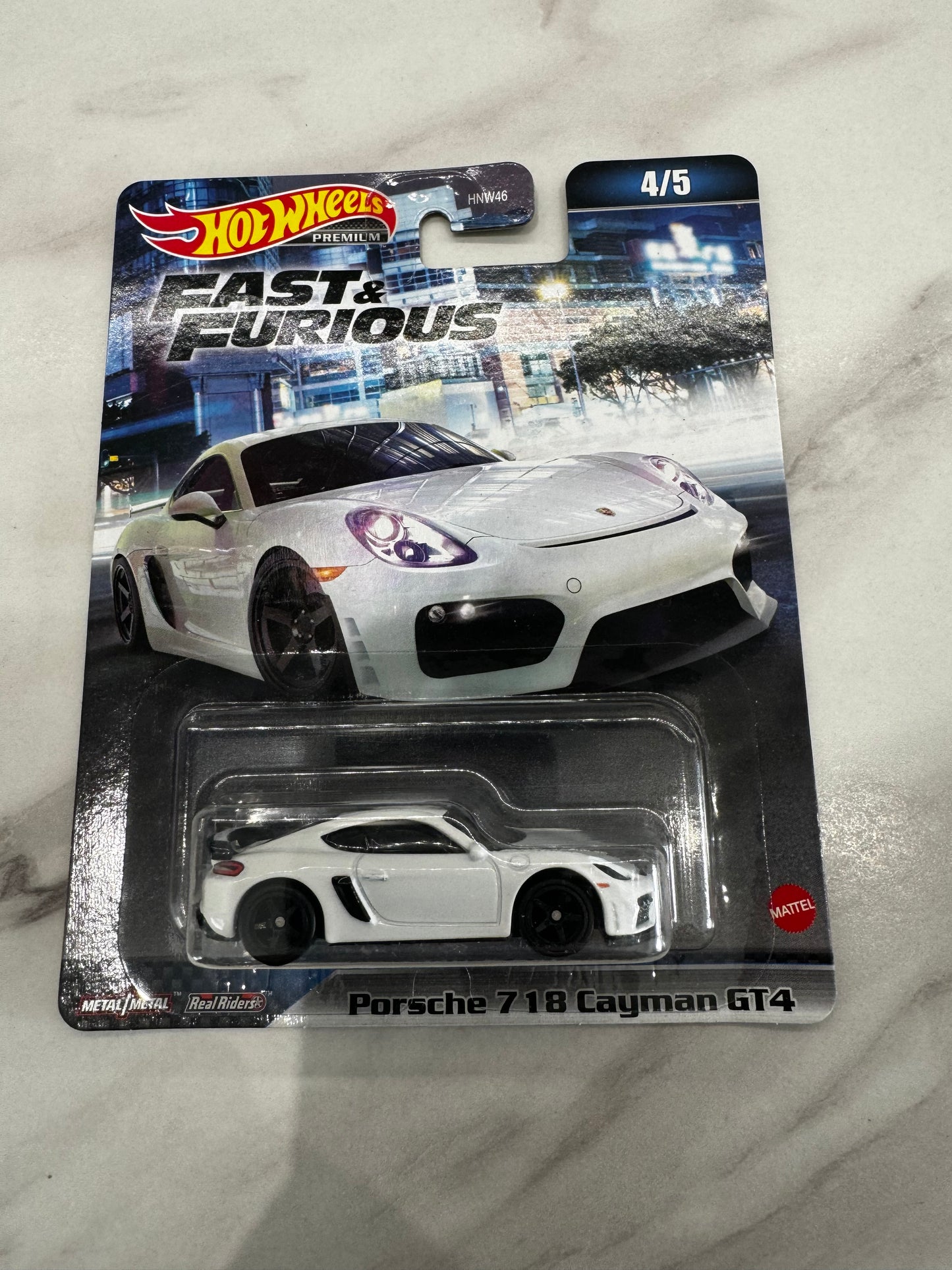 Hot Wheels Porsche 718 Cayman GT4  Fast & Furious 4/5