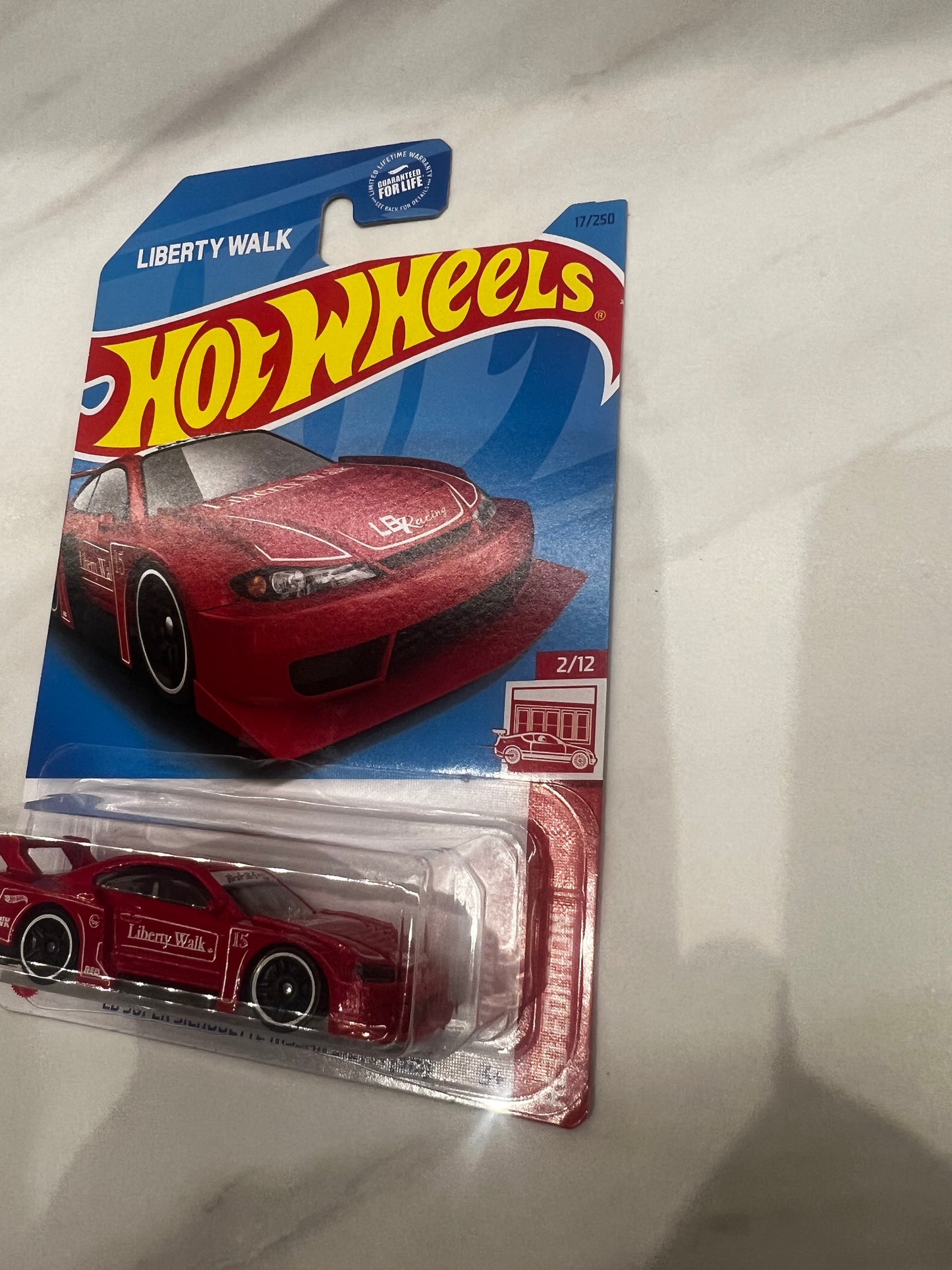 Hot Wheels Nissan Silvia S15 Red Edition Liberty Walk 2/12 with protector