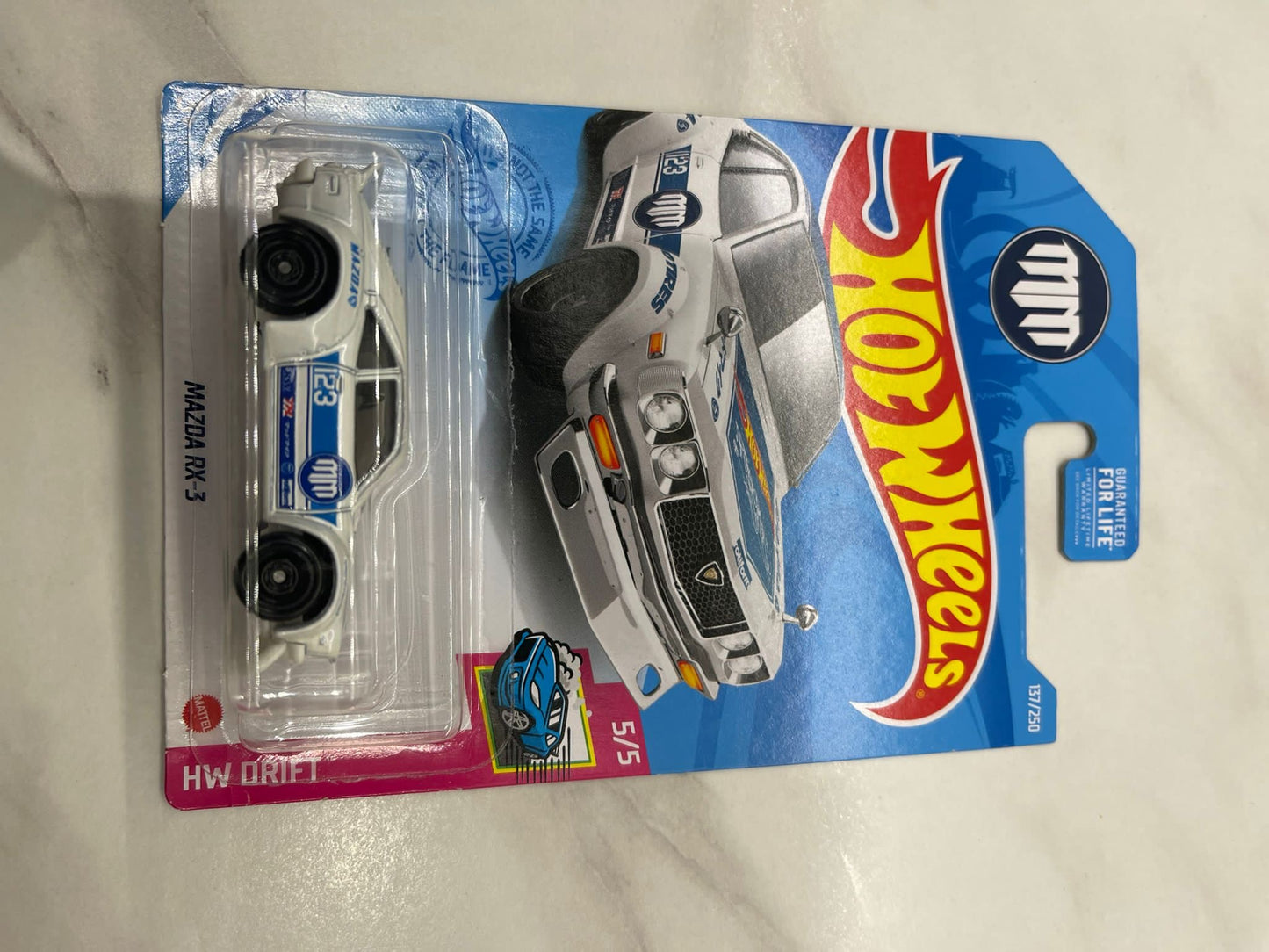 Hot Wheels Mazda RX 3 Long Card Super Treasure Hunt