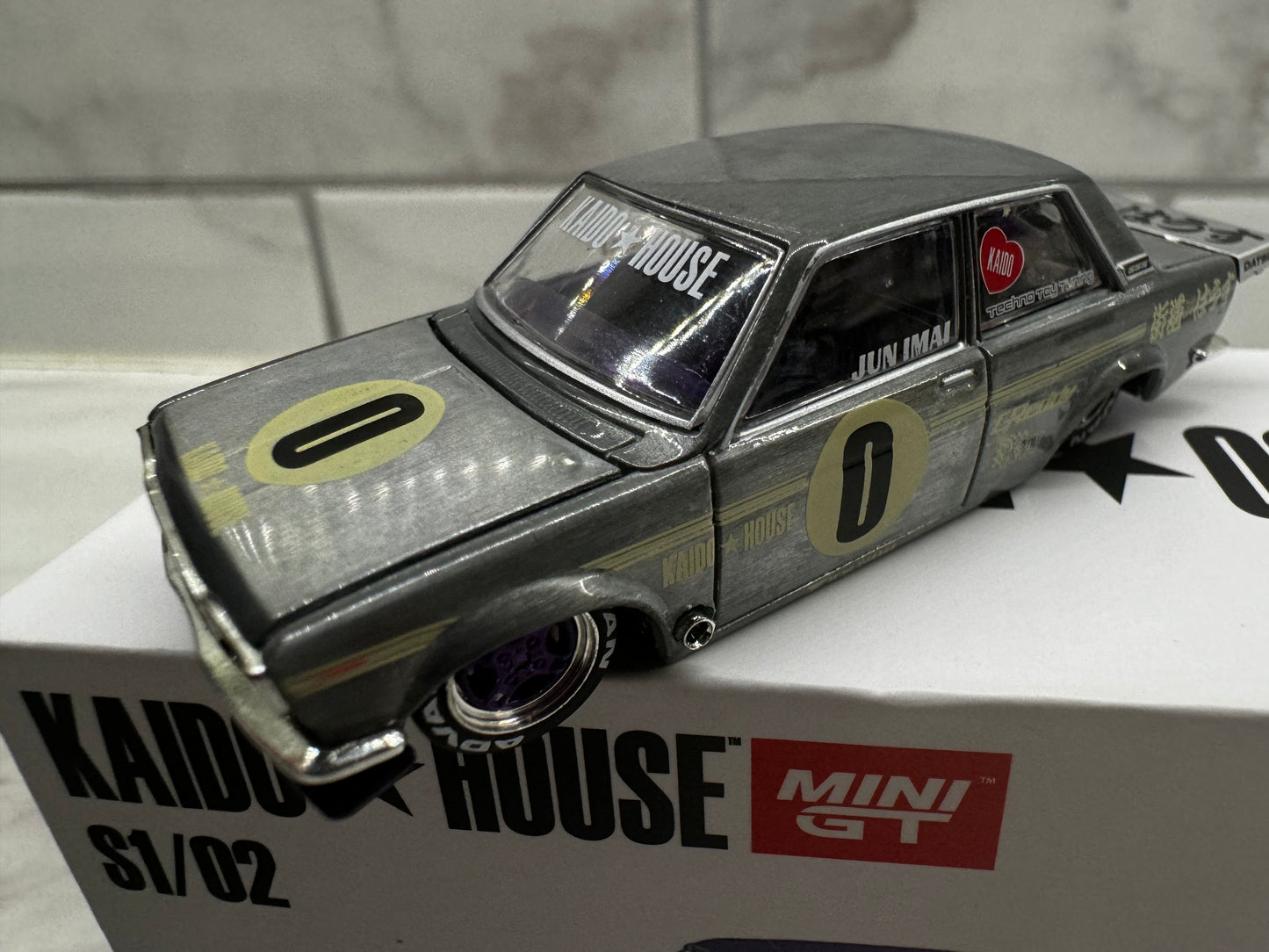 Mini GT 1:64 Scale Kaido House Datsun 510 pro Street S1 / 02 Purple - CHASE