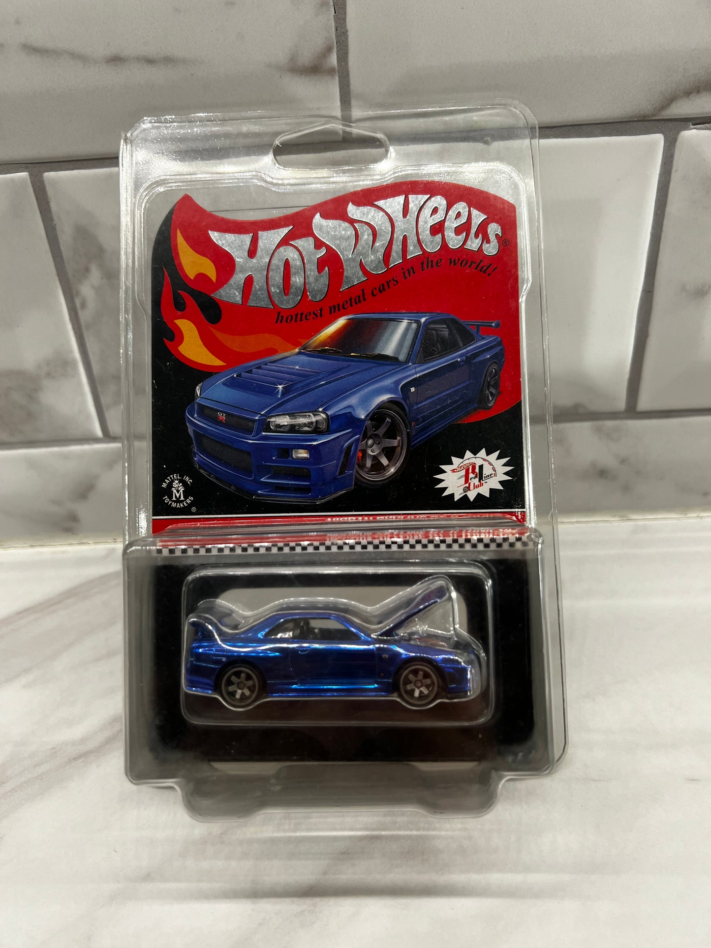 Hot Wheels 2019 Blue Skyline R34 Redline Club 11623/12500 Sealed