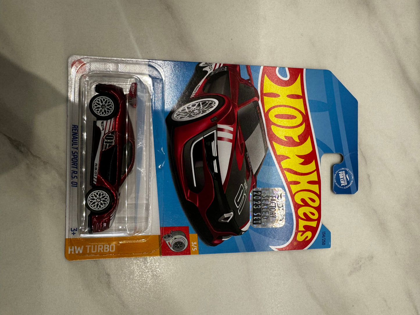 Hot Wheels Renault Sport R.S 01 Super Treasure Hunt Factory Sealed Long Card 2023