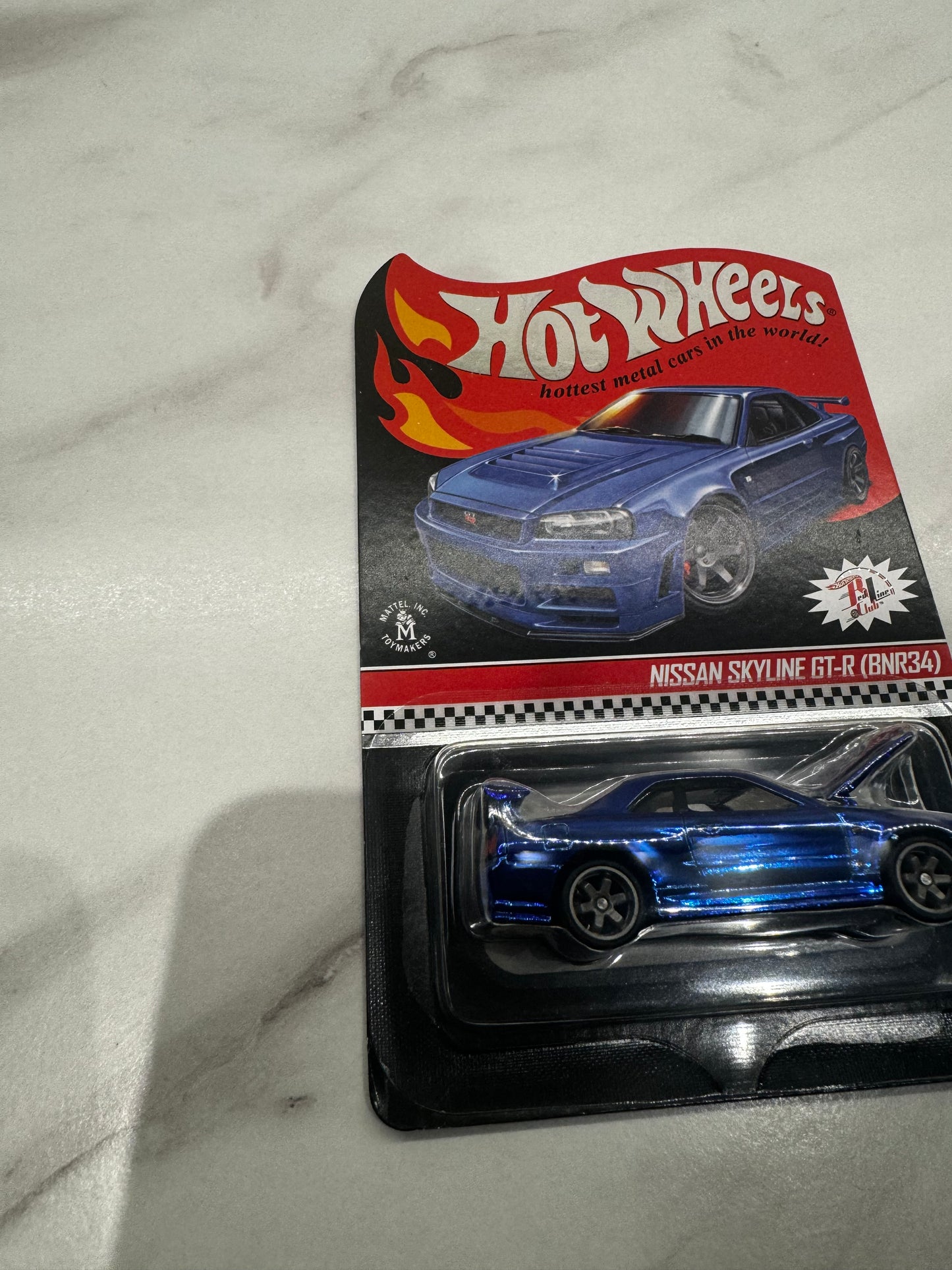 Hot Wheels 2019 Blue Skyline R34 Redline Club 7146/12500 Sealed