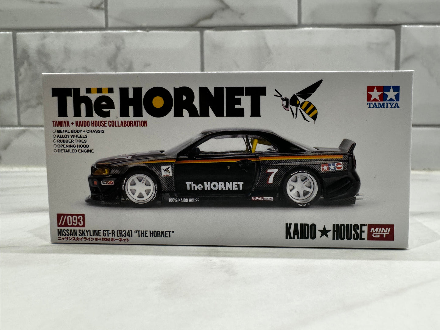 Mini Gt Kaido House 1:64 Nissan Skyline GT-R (R34) Tamiya X The Hornet