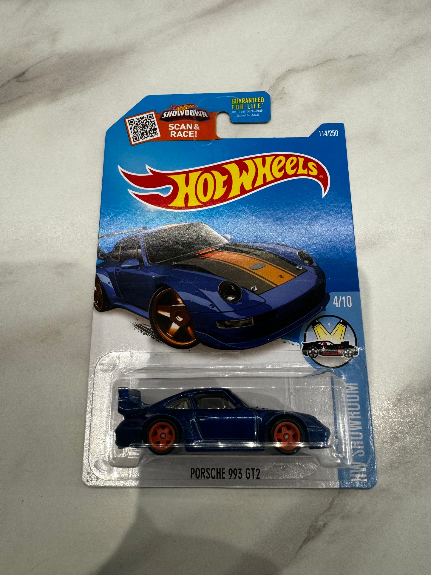 Hot Wheels  Porsche 993 GT2 Super Treasure Hunt Long Card 114/250