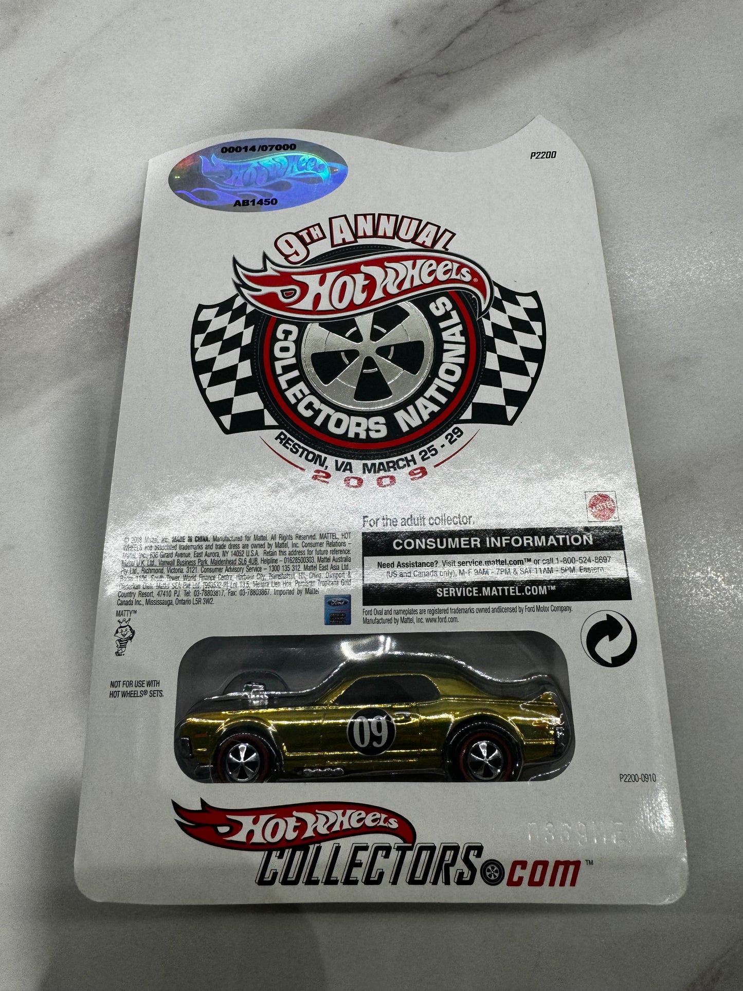 Hot Wheels Nitty Gritty Kitty 14/7000 Low Number RLC