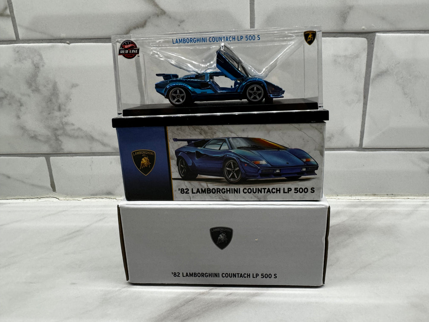 Hot Wheels Lamborghini Countsch LP 500 S Blue