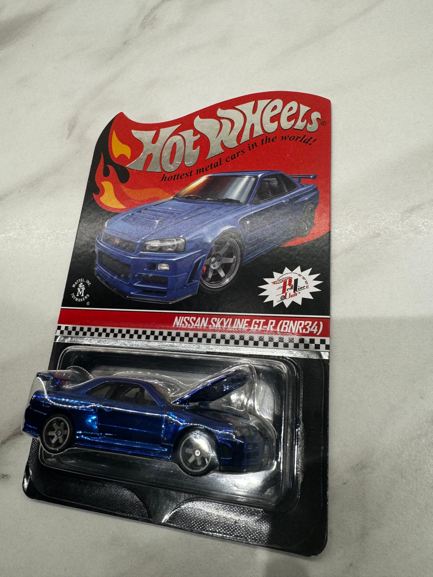 Hot Wheels 2019 Blue Skyline R34 Redline Club 7146/12500 Sealed