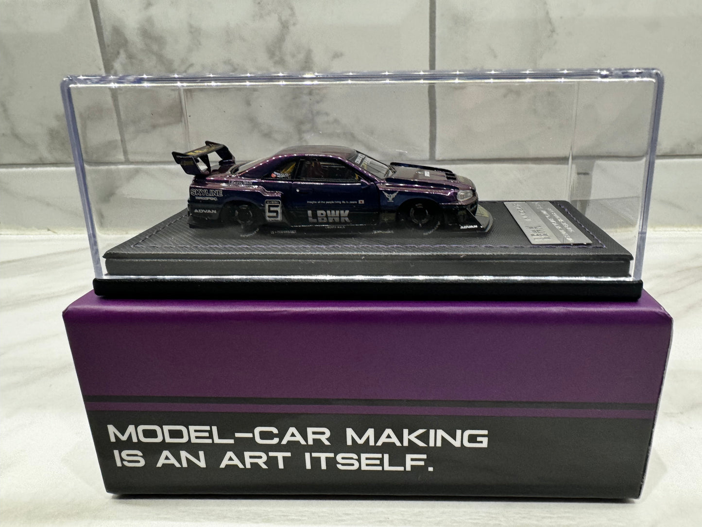 INNO64 Nissan Skyline "LBWK" (ER34) Super Silhouette (Midnight Purple II / Resin)